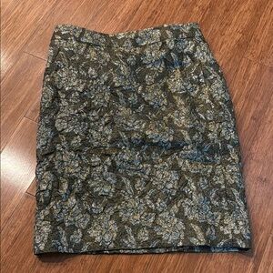 J.Crew Floral Pencil Skirt